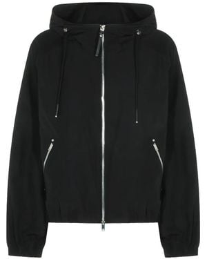 Moose Knuckles Hooded zip jacket - Negro