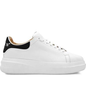 Philipp Plein Baskets En Cuir Megastar - White