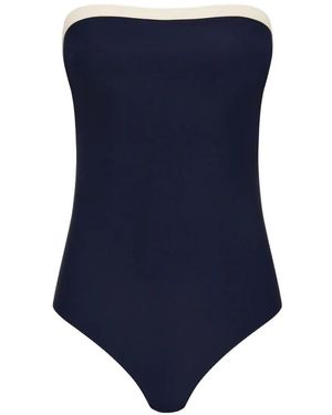 Bondi Born Romy Strapless Swimsuit - Blue