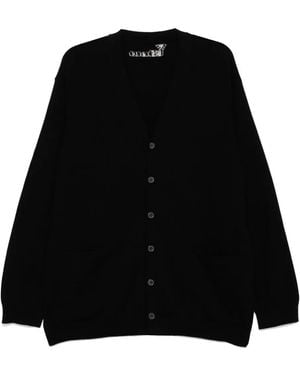 Y's Yohji Yamamoto Cardigan A Maniche Lunghe - Nero