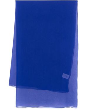 Alberta Ferretti Fular de seda - Azul
