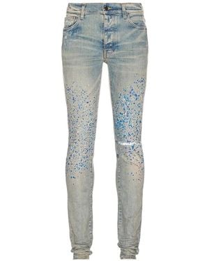 Amiri Verzierte Jeans - Blau