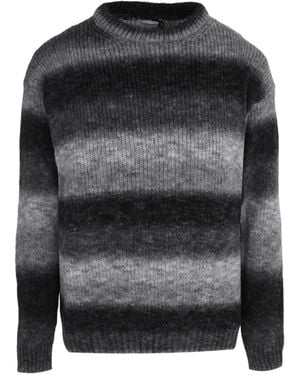 FAMILY FIRST Faded Crew-Neck Jumper - Grey