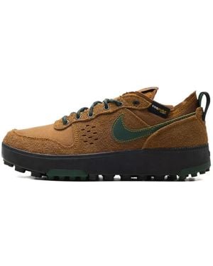 Nike C1Ty Logo-Detail Trainers - Brown