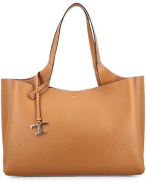 Tod's Bolso De Hombro T Timeless Con Colgante - Marrón