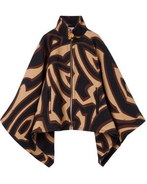 PUCCI Labirinto Print Cape - Natural