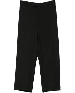 CROQUIS Straight-Tapered Pants - Black