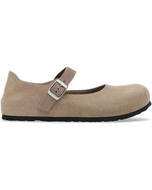 Birkenstock Bailarinas Mantova Con Cierre De Hebilla - Blanco