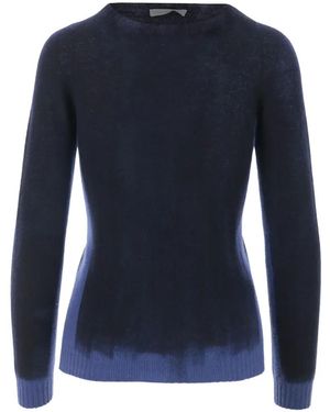 Oliver Lattughi Pull En Cachemire À Col Rond - Blue