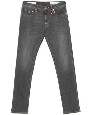 Sartoria Tramarossa Michelangelo Logo-Patch Jeans - Grey