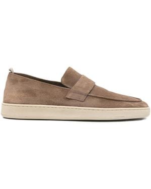 Officine Creative Herbie Suede Loafers - Brown