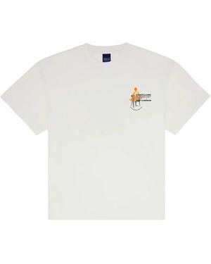 PAS DE MER Yoga Graphic-Print Cotton T-Shirt - White