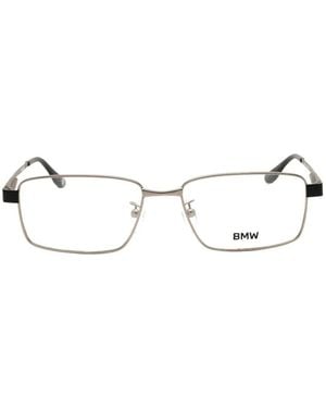 BMW Rectangle-Frame Glasses - White