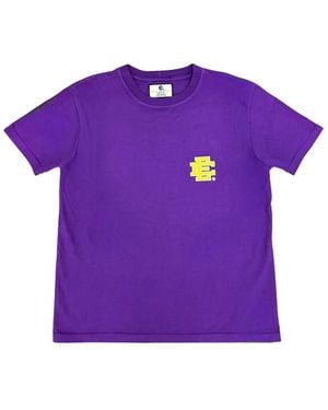 Eric Emanuel Logo-Print T-Shirt - Purple