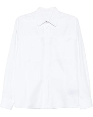 Notrainproof Camicia Con Colletto Ampio - Bianco