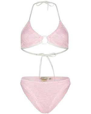 Paramidonna Samantha Ring-Detail Bikini - Pink