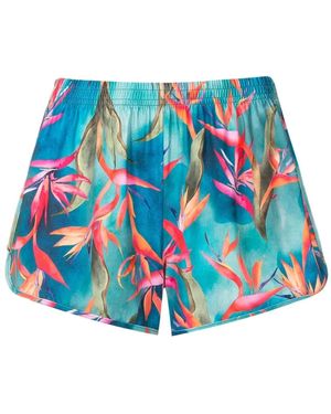Lygia & Nanny Short À Imprimé Lee - Bleu