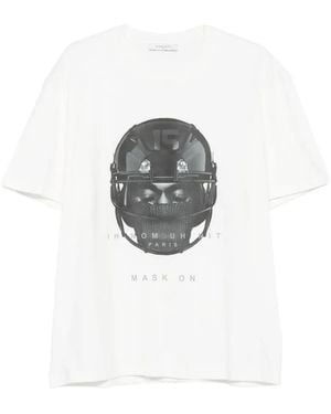 ih nom uh nit Graphic-Print T-Shirt - Grey