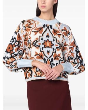 FARM Rio Trui Met Ballonmouwen - Rood