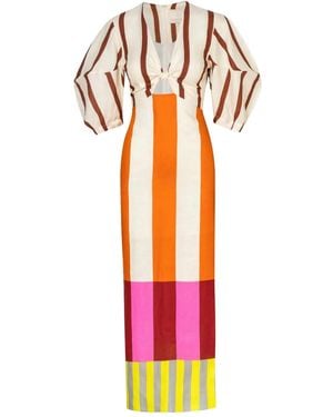 Cala De La Cruz Gaia Maxi Dress - White