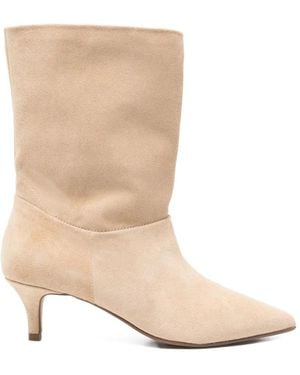 Carmens Pointed-Toe Boots - White