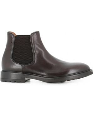 Alexander Hotto Botas Con Panel Elástico - Marrón