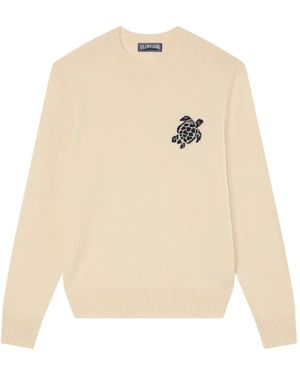 Vilebrequin Jacquard Turtle Jumper - Natural
