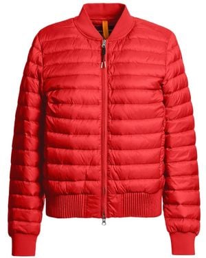Parajumpers Quilted Zip Jacket - Red
