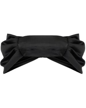 Elisabetta Franchi Bow-Shaped Top - Black