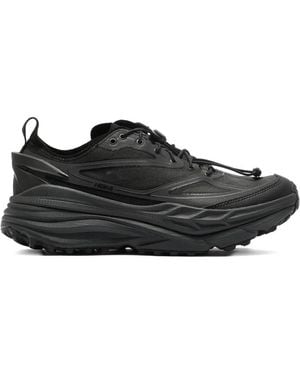 Hoka One One Stinson One7 Tread Trainers - Black
