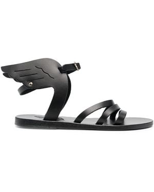 Ancient Greek Sandals Wing Open-Toe Sandals - Black