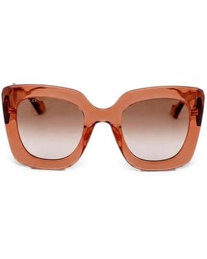Gucci Occhiali Da Sole Squadrati - Rosa