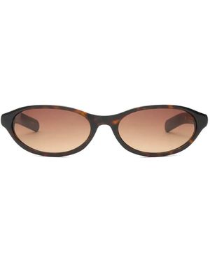 FLATLIST EYEWEAR Olympia Tortoiseshell-Effect Sunglasses - Brown