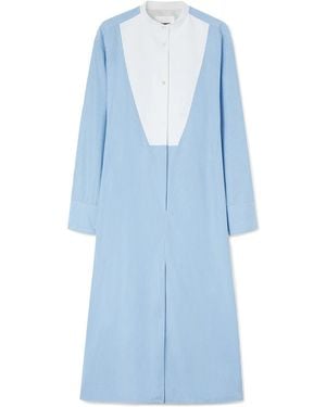 Jil Sander Plastron Poplin Shirtdress - Blue