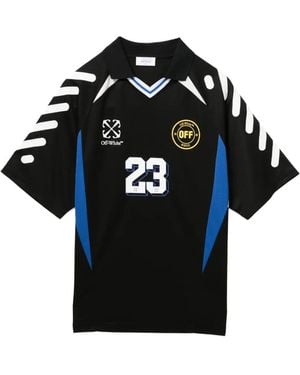 Off-White c/o Virgil Abloh 23 Soccer T-Shirt - Black