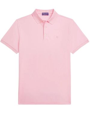 Ralph Lauren Embroidered-Logo Polo Shirt - Pink