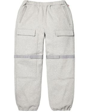 Supreme X Marithé+François Girbaud Shuttle Tape Sweatpants - Gray