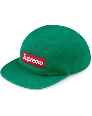 Supreme Gorra De Sarga Con Efecto Lavado - Verde