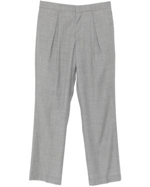 Berwich Pleated-Detail Trousers - Grey