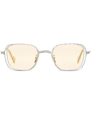 Kuboraum Mask H22 Hammered-Effect Sunglasses - Natural