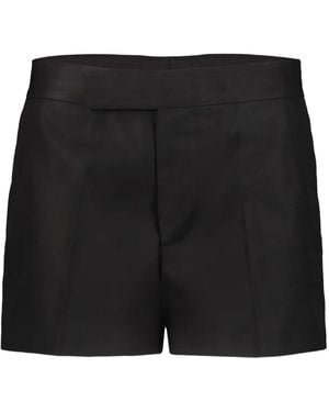 SAPIO Twill cotton shorts - Negro