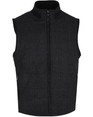 Corneliani Zip Outdoor Waistcoat - Black