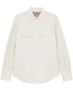 Aspesi Mod. 13 Flap-Pocket Shirt - White