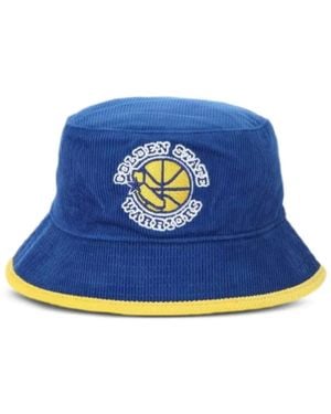 Mitchell & Ness X Hardwood Classics Golden State Warriors Bucket Hat - Blue