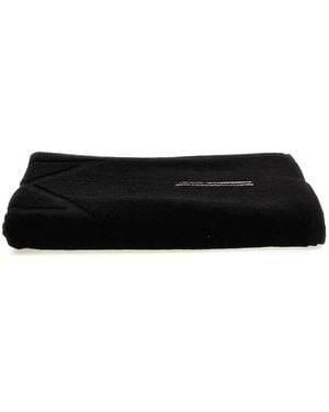 Rick Owens Serviette De Plage Pentagram - Noir