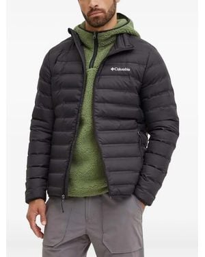 Columbia Quilted Hooded Jacket - Grey