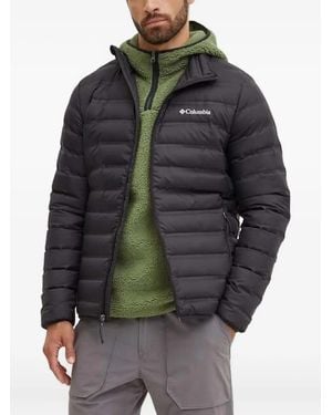 Columbia Quilted Hooded Jacket - Grey