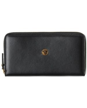 Versace Emblème Leather Wallet - Black