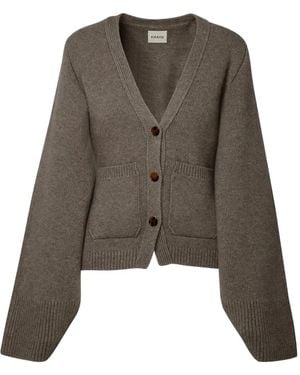 KHAITE Scarlet Cardigan - Braun