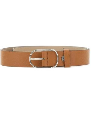 Gianni Chiarini Cinturón con hebilla oval - Blanco